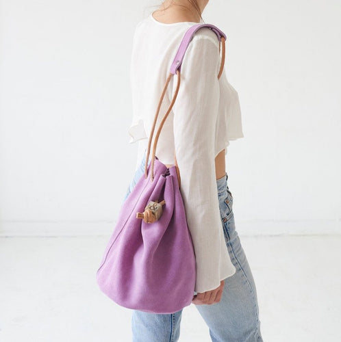 Bucket lilac Sof Suede