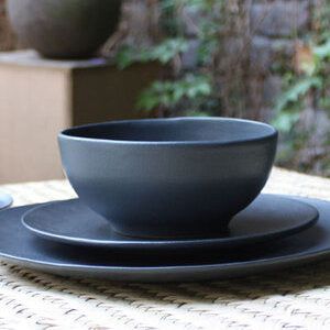 Black Ceramics Bowls