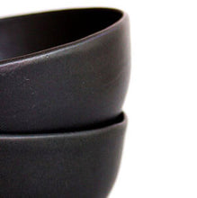 Load image into Gallery viewer, Black Ceramics Bowls
