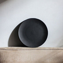 Load image into Gallery viewer, Black Ceramics Plate large 30cm