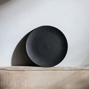 Black Ceramics plate 15cms