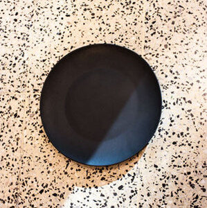 Black Ceramics small plate 23cms