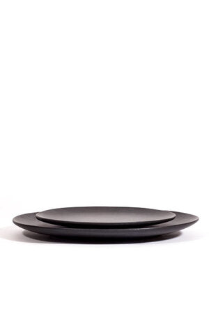 Black Ceramics small plate 23cms