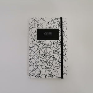 Medium hard cover notebook