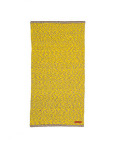 YELLOW SPECKLED WOOL RUG