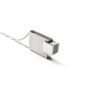 Rectangle with cement necklace